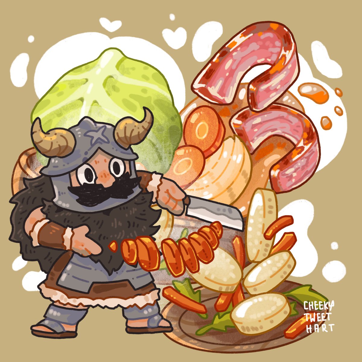 Senshi says eat your vegetables #DeliciousinDungeon #dungeonmeshi