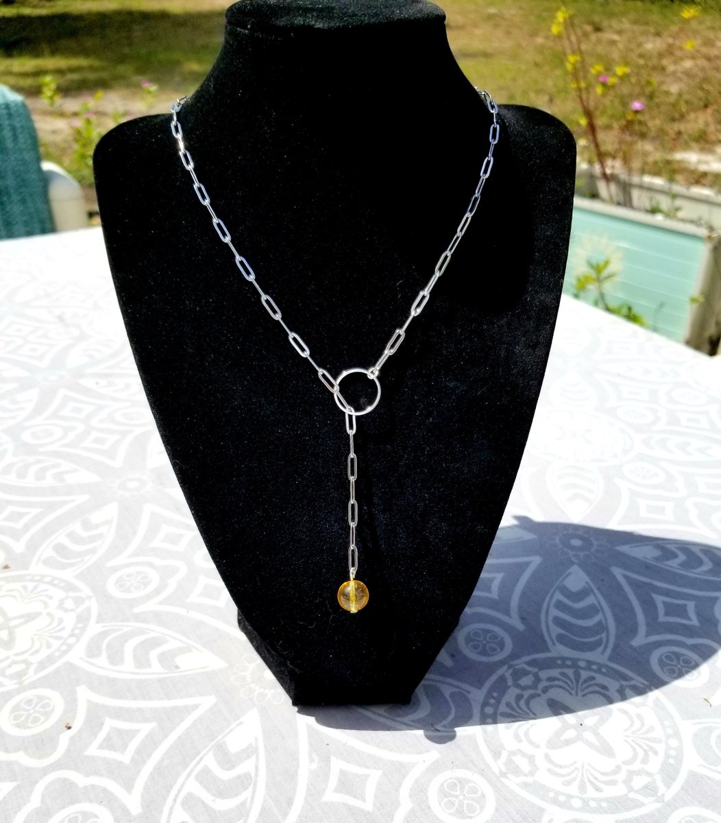 Silver Paperclip Chain Lariat Necklace, Citrine Necklace #jewelry #lariat #lariatnecklace #paperclipchain #paperclipchainnecklace #necklaces #handmadejewelry #giftsforher #giftsformom #wifegift #Mothersdaygift #citrine #citrinenecklace #etsy 

etsy.me/3wq4cCs via @Etsy
