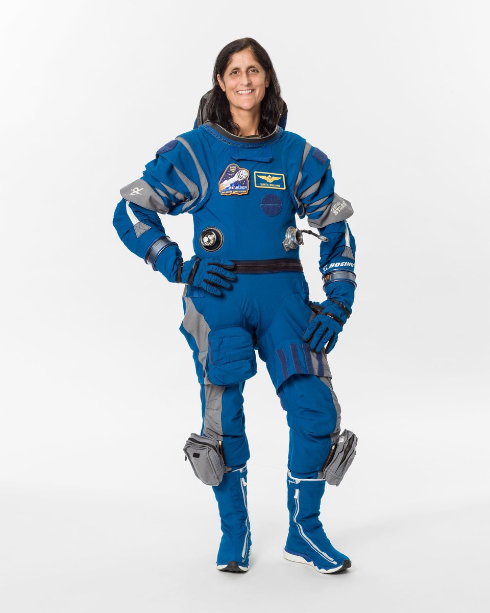 Meet #Starliner pilot Suni Williams 
- Retired @USNavy Captain
- Joined @NASA_Astronauts in 1998
- Veteran of two spaceflights 
- 322 days in space 
- Ran the first marathon in space