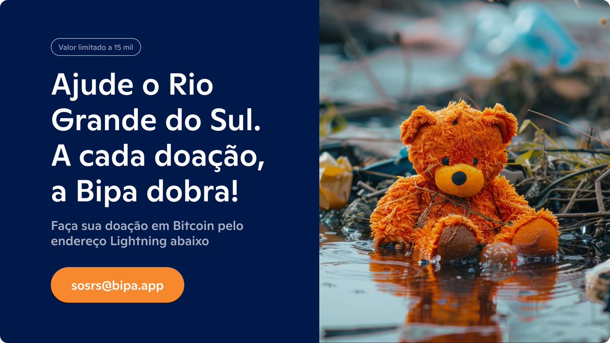 Queremos fazer nossa parte para ajudar as famílias do Rio Grande do Sul. É por isso que estamos lançando essa ação: vamos dobrar cada doação que recebermos. Isso significa que seu gesto terá um impacto ainda maior. 🌟 Estamos trabalhando em parceria com organizações locais