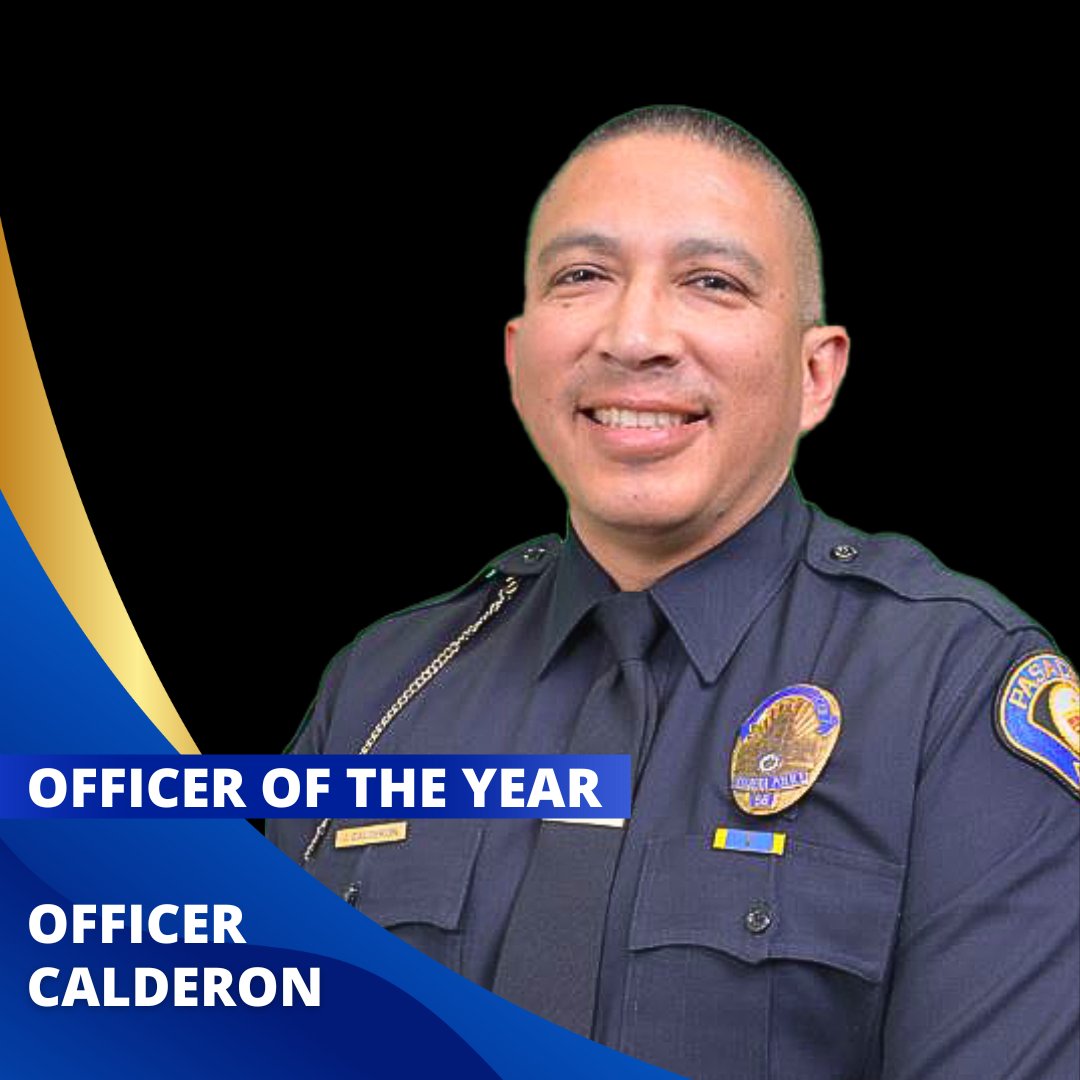 This year's Officer of the Year goes to...Officer Johnny Calderon! Congratulations, Officer Calderon! Your hard work and dedication do not go unnoticed, and we are all safer because of your service.🚔