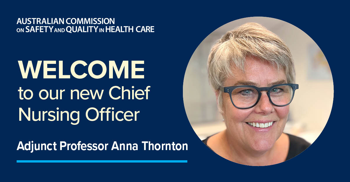 As #InternationalNursesDay approaches, we welcome Adjunct Professor Anna Thornton to the new role of Chief Nursing Officer, overseeing our Communicating for Safety and Comprehensive Care programs. Visit safetyandquality.gov.au/CNO #IND2024 @annalouisa61 @acn_nursing @acnp_national