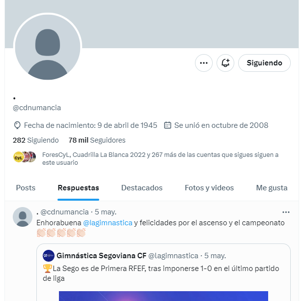 mafueri's tweet photo. Pero @cdnumancia qué ha pasado con vuestro perfil...A pesar de la decepción, con el escudo y con los colores siempre 💙❤️ https://t.co/LRI4sgx4rd