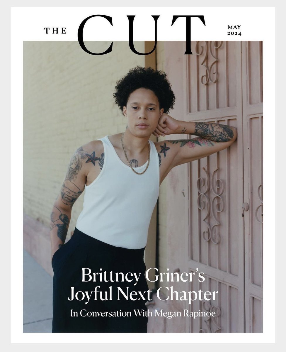 Brittney Griner on the cover of The Cut for New York Magazine, May 2024 Edition. (📸 // @TheCut)