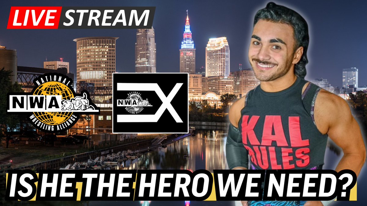 7PM EST! We're Going LIVE and we'll be chatting with one of the men that MIGHT become NWA Exodus MidWest Champion, @TheKalHerro! Don't Miss it! youtube.com/live/sUfN0F3qN…