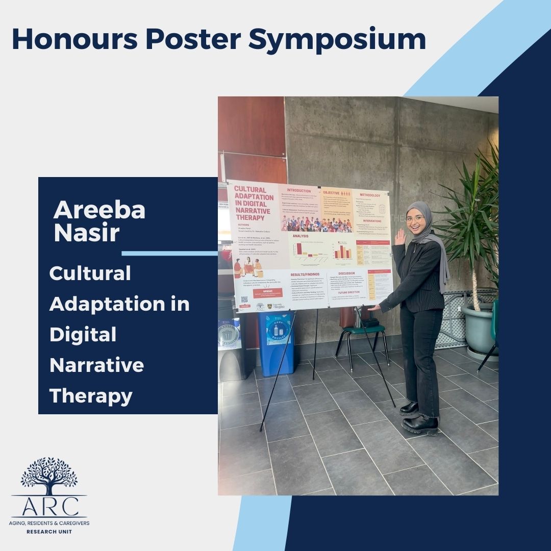 ARCResearchUnit's tweet image. Congratulations to Dr. Natasha Gallant’s honours students Briana, Areeba, and Venezya for presenting their honours projects at the poster symposium!
