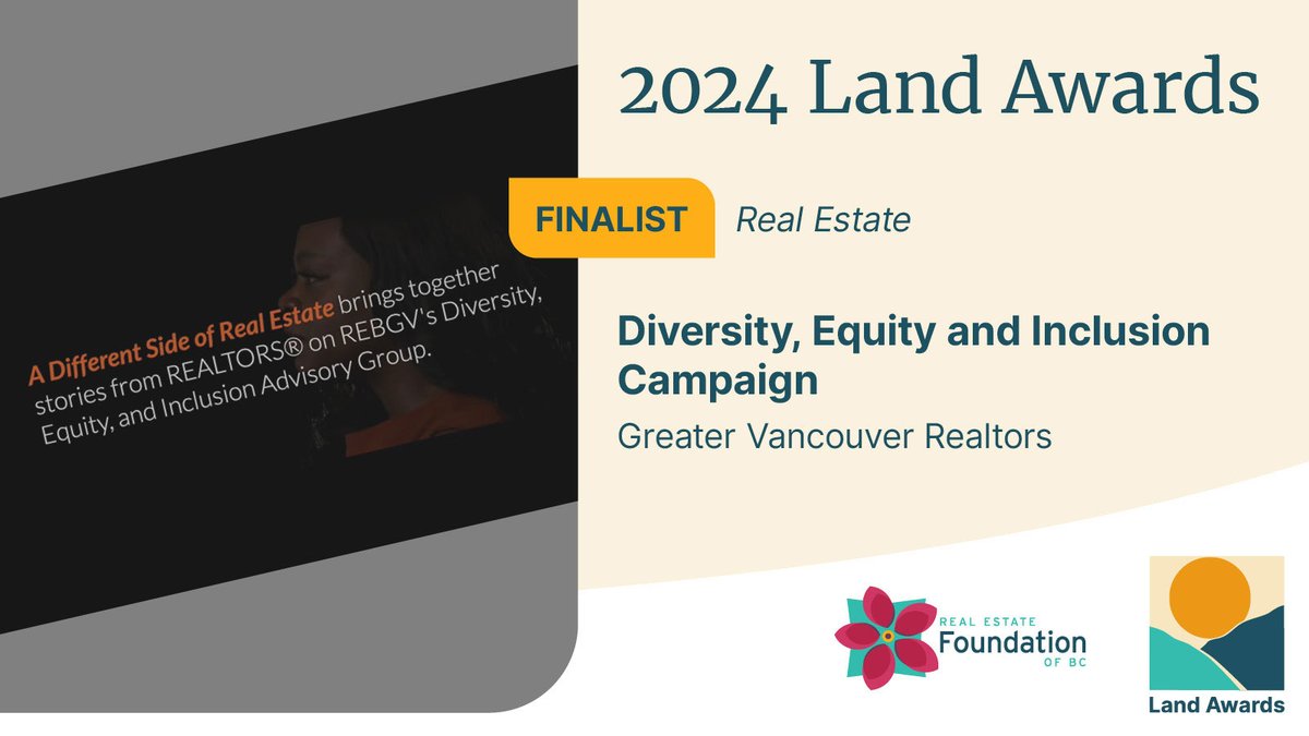 We've been nominated for @REFBC's Land Awards in the real estate category! This recognition is especially meaningful as it highlights our commitment to advancing Diversity, Equity, and Inclusion in real estate.

#LandAwards #REFBC #DiversityEquityInclusion #RealEstate