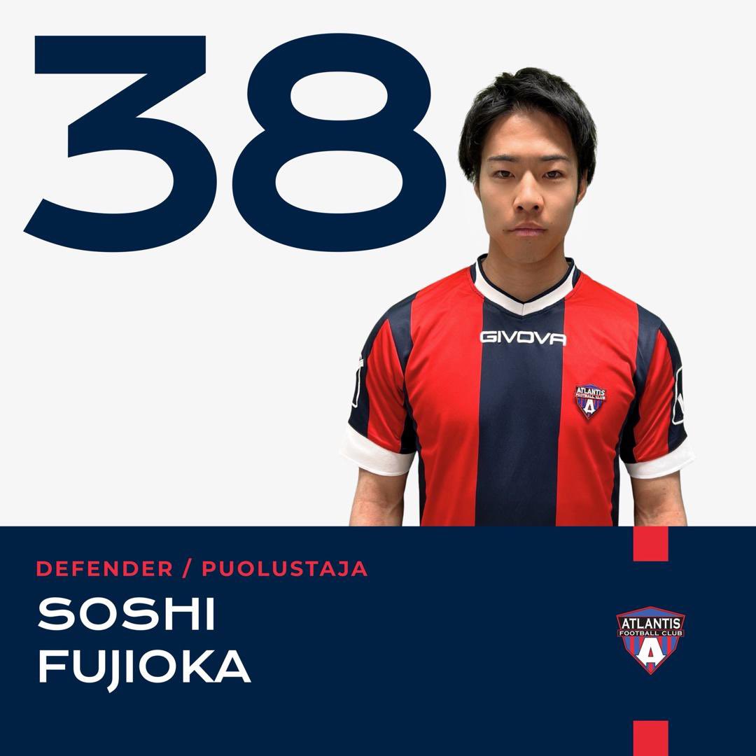 Congrats to Soshi Fujioka on signing 🖊️his first professional contract with Atlantis FC! 🇫🇮