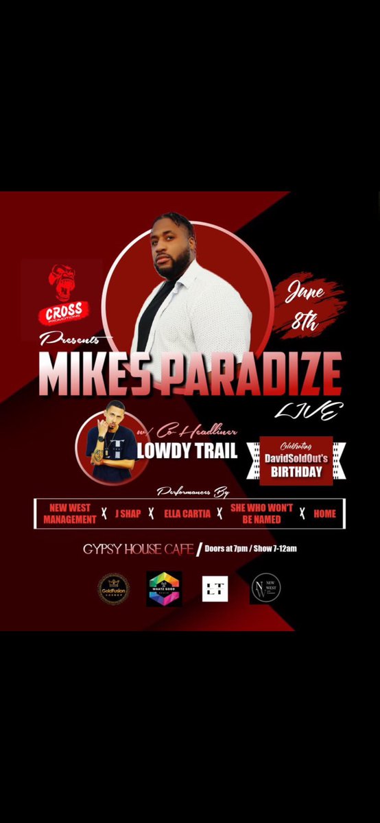 New West Management artist Lowdy Trail @LowdyTrailLT will be performing in Denver, CO June 8th💯
#Concert #ColoradoEvents #Denver #Rap #HipHop #UpcomingArtist #HypeMusic