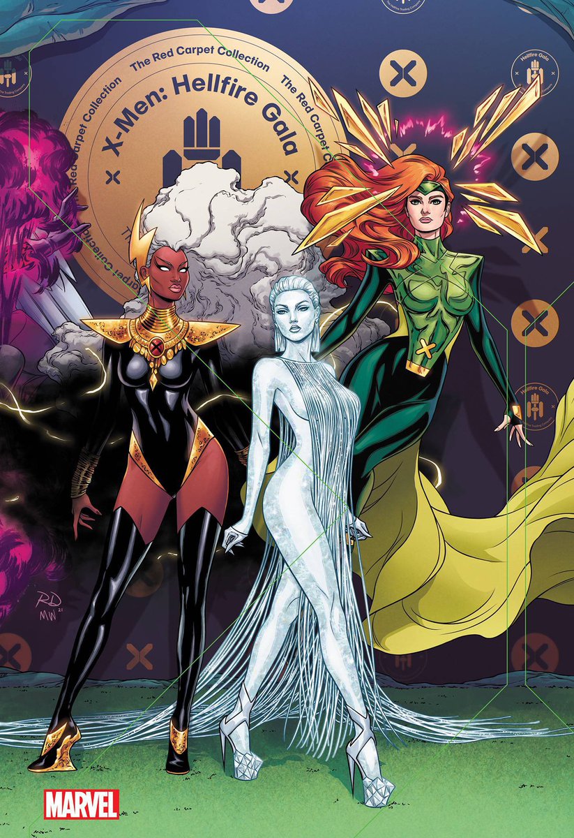 Storm, Jean and Emma Frost arrive at the #MetGala