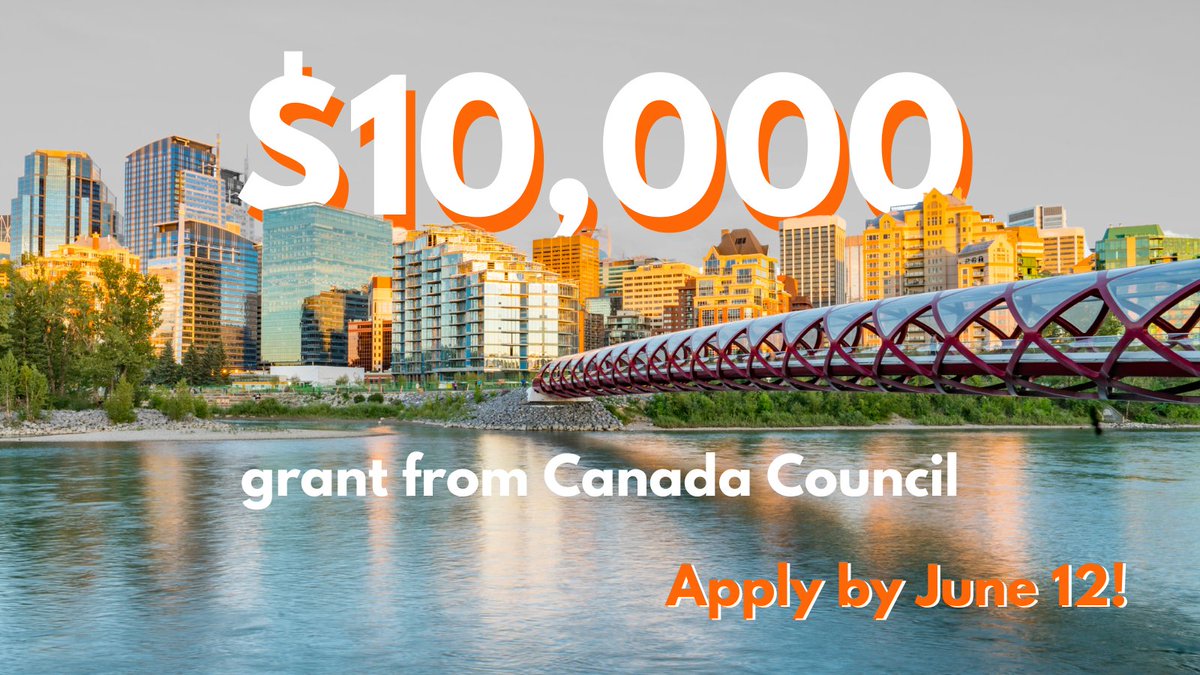 Calling all arts pros! Don't miss the Canada Council's grant for professional development. Up to $10,000 for mentorships, workshops, and more! Apply by June 12. Details at bit.ly/4dfZaJ8. ✨ #ProfessionalDevelopment #Arts #YYCnow