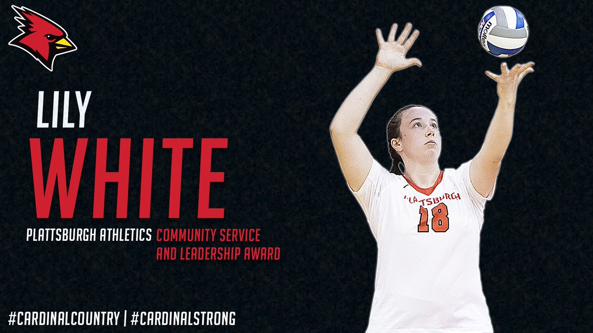 CARDINAL COMMUNITY SERVICE/LEADERSHIP AWARD Congrats to Amanda Cohen and Lily White for winning the Cardinal Community Service/Leadership Award. Both student-athletes are very involved around campus and in the community and help put on many great events. Great job!