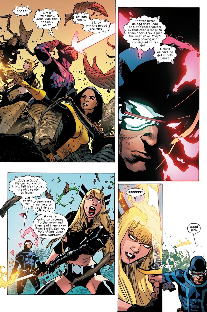 Magik & Cyclops always make for a great partnership 

X-Men V5 8