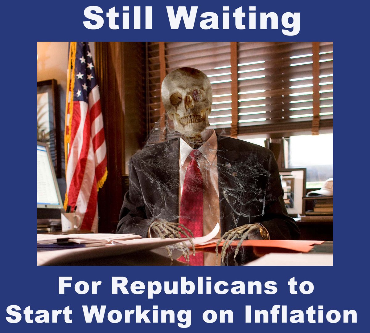 It has been 489 days since the current U.S. House of Representatives took office on January 3, 2023 & House Republicans STILL haven't made a single move to reduce #Inflation. #RepublicansLieAllTheTime #RepublicansAreTheProblem Chuck Grassley #RepublicansCantGovern