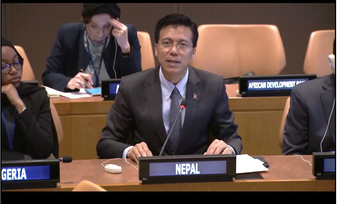 PR @LokThapa2071, speaking at PBC Amb. Meeting on Central African Republic, mentioned vital roles of elections in fostering peace, stability, harmony & dev. & stressed the need to address security, infrastructure, finance & associated issues to ensure free and fair elections.
