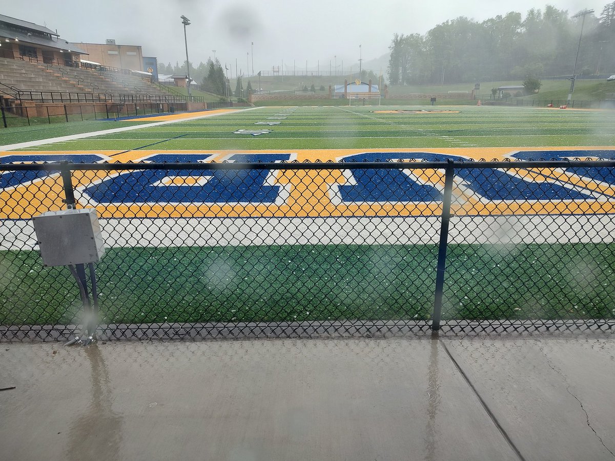 It's ALWAYS a great day to be a Highlander! And today we got off the field just in time as a hail storm blew in right as we finished up!
