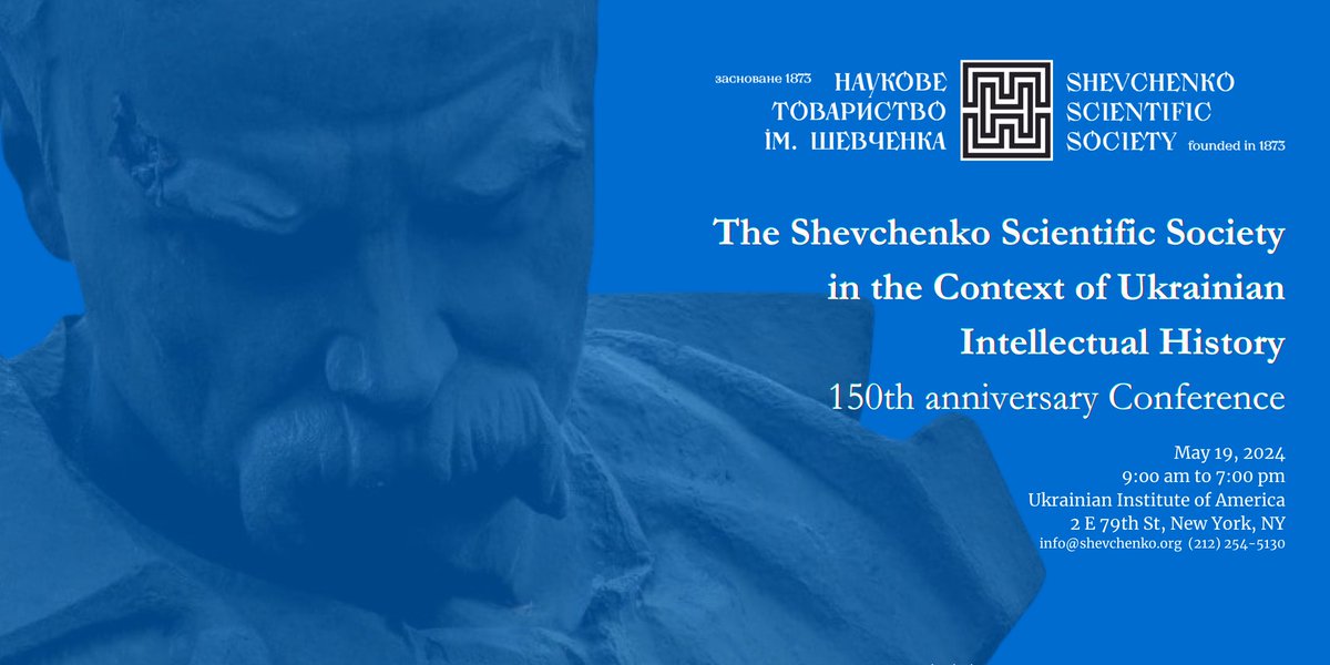 Shevchenko Scientific Society USA 🌻 (@shevchenkosoc) on Twitter photo Clear your schedules and register for our upcoming conference, Sunday May 19th at <a href="/UA_Institute/">Ukrainian Institute</a> featuring speakers from the US, Ukraine, Canada, Germany, Czech Republic, Poland, and Austria. Details and Eventbrite sign-up through the following link - shevchenko.org/event/150th-an… Clear your schedules and register for our upcoming conference, Sunday May 19th at <a href="/UA_Institute/">Ukrainian Institute</a> featuring speakers from the US, Ukraine, Canada, Germany, Czech Republic, Poland, and Austria. Details and Eventbrite sign-up through the following link - shevchenko.org/event/150th-an…