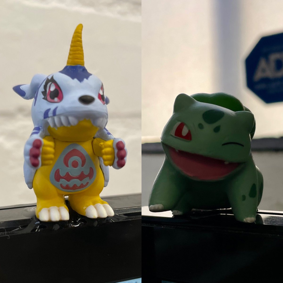 Is it controversial to have one of my favorite Digimon and one of my favorite Pokémon on my work desk together? 😆

#digimonvspokemon #digimon #pokemon #kessentertainment