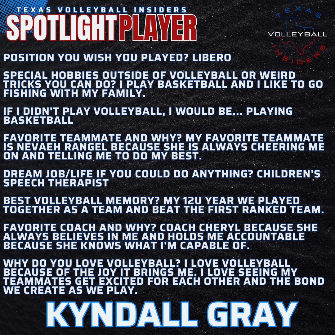 Digging into Texas Volleyball! Get to know Kyndall Gray and what she’s about. Will you be next?
