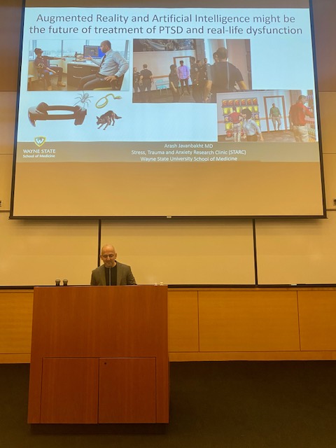 This year I had the honor of giving the annual Ruth Fuller Lecture at the Colorado University Department of Psychiatry on our #AI powered #augmentedreality technology for treatment of dysfunction in #PTSD Here is the YouTube video to the lecture: youtube.com/watch?v=4yIRpa…