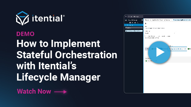 Network & infrastructure services can be complex, but by adopting #NetworkOrchestration that leverages state info to dynamically provision & manage services across their lifecycle, teams can ensure service quality. Watch the demo for Itential's solution: bit.ly/44x6Z9n