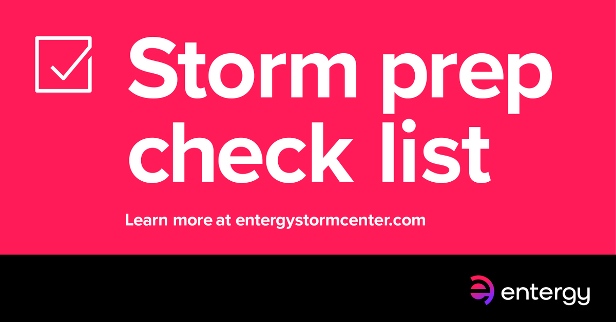 With storms predicted for our service area this week, make sure your information is updated by visiting myEntergy.com ahead of the storm to receive Entergy notifications. Learn more about how you can be prepared ➡️ entergynewsroom.com/storm-center/s… #StormReady
