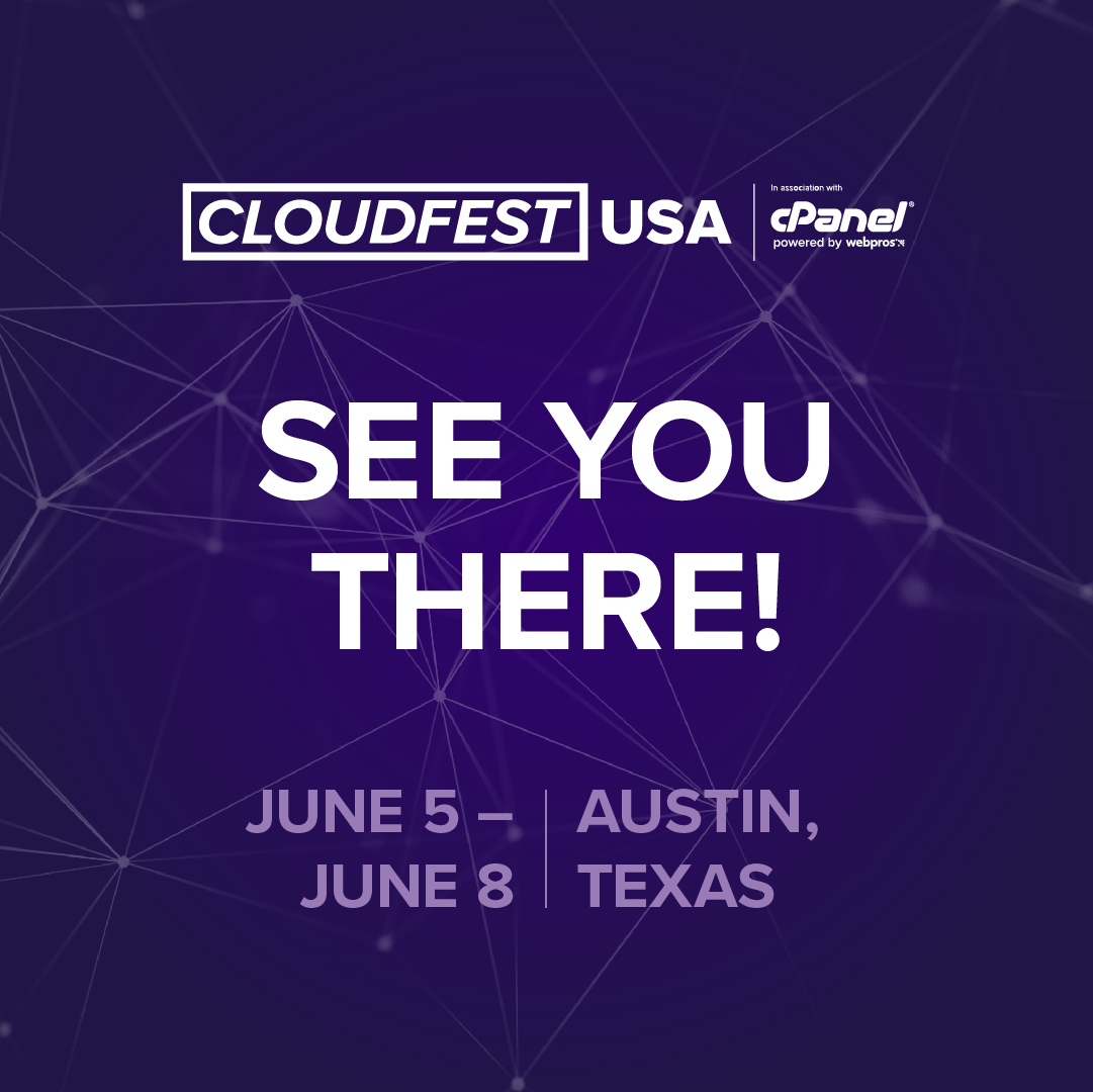 🔥 Get excited – @cloudfest US is just around the corner! This year’s focus is 100% uptime. We can’t wait to share ideas on how to get there, and what it can mean for your bottom line. Will we see you there? Secure your spot now: cloudfest.com/usa/