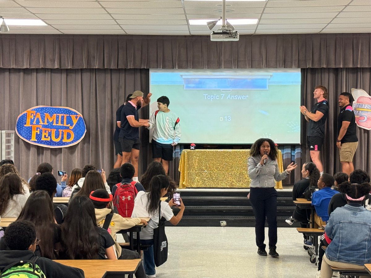 LynneBonny's tweet photo. ππ₯ Gulfstream Academy Stallions students & teachers were on fire with energy at our FAST PM 3 Pep Rally. Our drumline rocked the house, and @miasharksrugby pumped us up with their motivational spirit. Many thanks to the Campbell family for their motivational words. #Ready4FAST https://t.co/3NsU2kJsA0