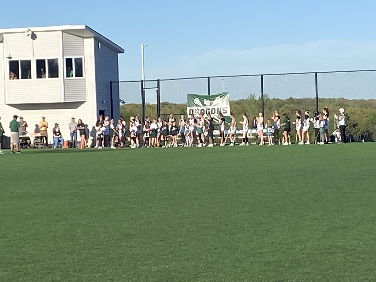 @LOHSDragonLAX hosted our Dragonflies girls lax team tonight. Dragonflies represent our @LkOrionSchools elementary schools! Awesome to see our @LkOrionHS varsity programs connecting with our youth teams! @massp
