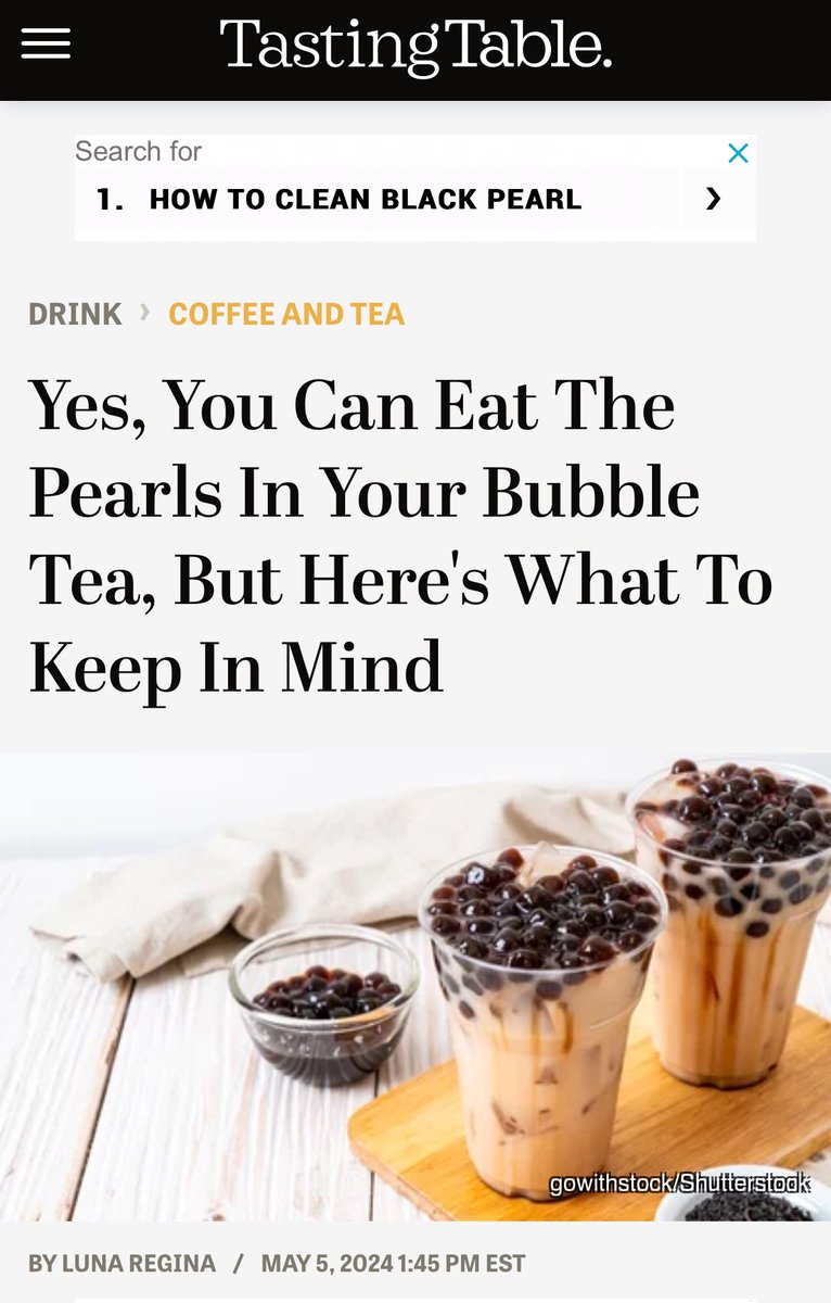 WTF. This was a trash article @TastingTable. Not even going to link to it. But just wanted to let you and everyone know you could have done better but you didn’t.