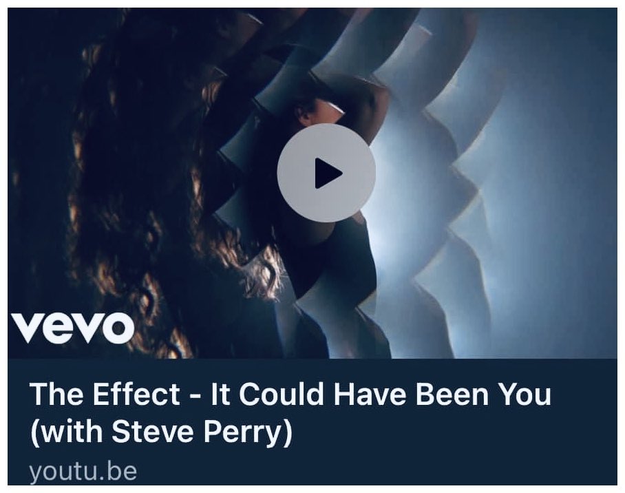 THE EFFECT featuring Trev Lukather & Nic Collins announce:

“Get ready for the premiere of the official music video for our new version and new single ‘It Could Have Been You’ with STEVE PERRY

Tomorrow at 9am Eastern time. 

It is our version and take on a deep cut by JOURNEY
