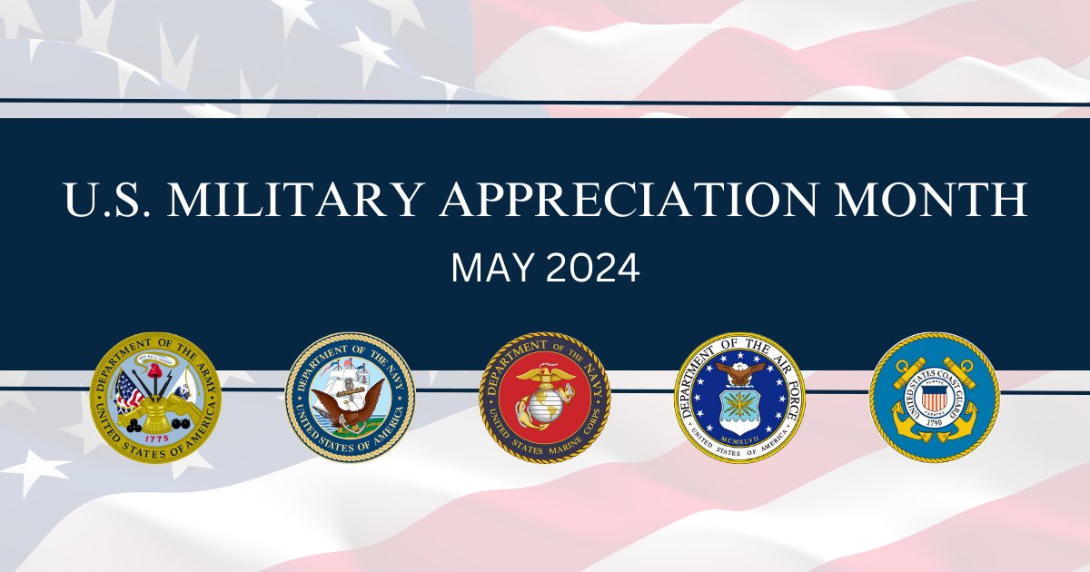 🌟May is Military Appreciation Month! #GCRTA extends heartfelt gratitude to the brave men and women of the United States Armed Forces. Your sacrifices and commitment to protect our country are truly appreciated. Thank you for your service! #GCRTA #ConnectingTheCommunity