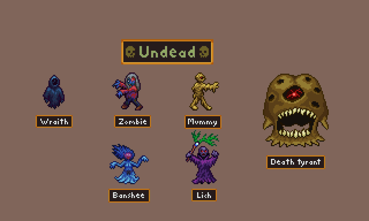 Have some #pixelart undead