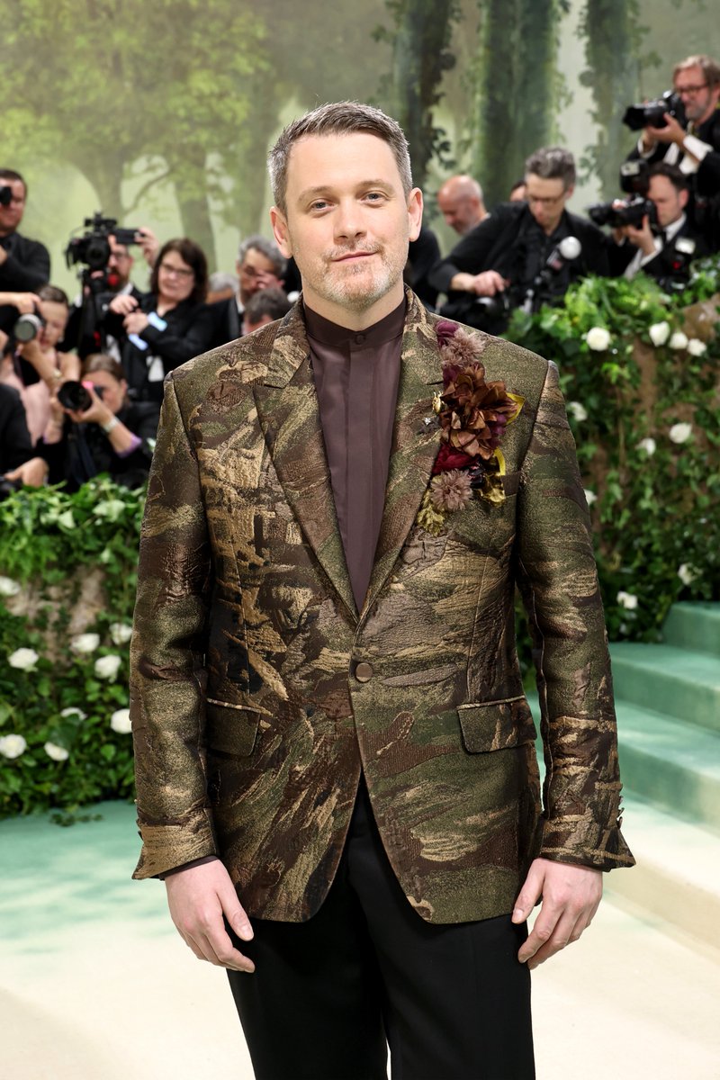 Tony Award winner Michael Arden at the #MetGala 🤎 @paradebway @iHeartRadio