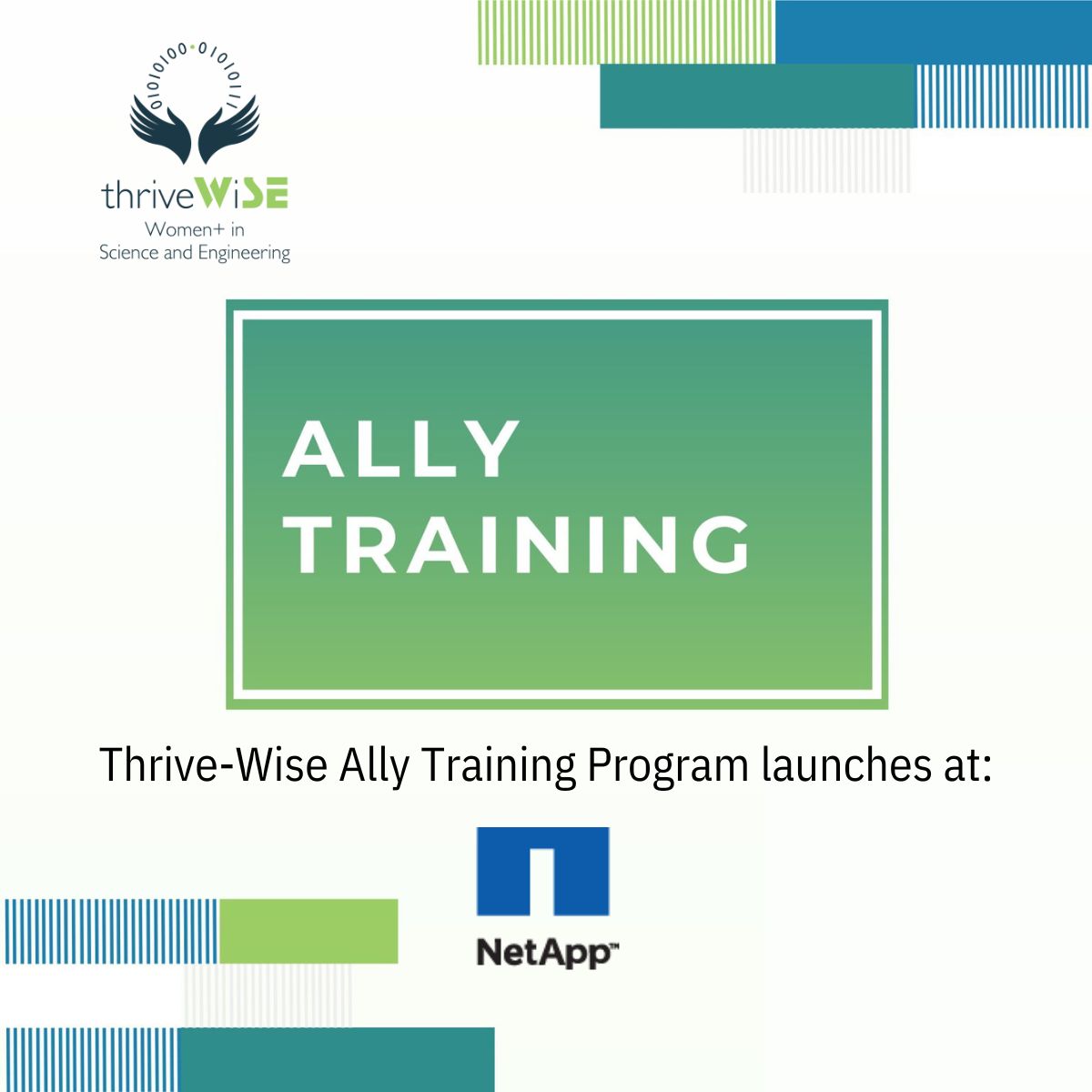 We are thrilled to share that @NetApp has deployed our Ally Training to foster a more inclusive environment for women+ & minorities in tech: bit.ly/4cdMvGc
#Allyship #TechInclusion #Heforshe #TechAlly #WomenInTech #DiversityInTech #maleallies #mensupportingwomen
