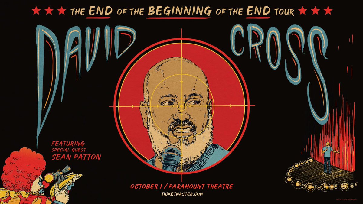 JUST ANNOUNCED: @davidcrosss coming to Paramount Theatre on October 1! Sign up for our newsletter by EOD on 5/7 to receive a venue presale code. 🔗: paramount.events/23EmailSignupTW General tickets go on sale Friday, May 10 at 10AM. 🎟️: tix.paramountdenver.com/24DavidCrossX