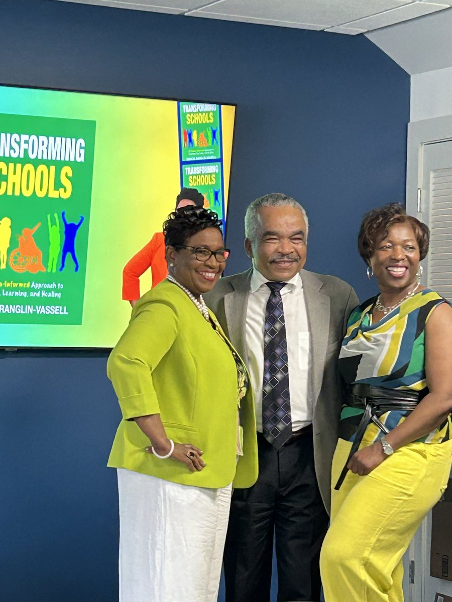 What a wonderful event at @RIBBABIZ beautiful new digs to launch my friend @MRanglinVassell’s new book Transforming Schools-A Trauma Informed Approach to Teaching, Learning, and Healing. Marcia exudes decency and lives to serve her students and her community.