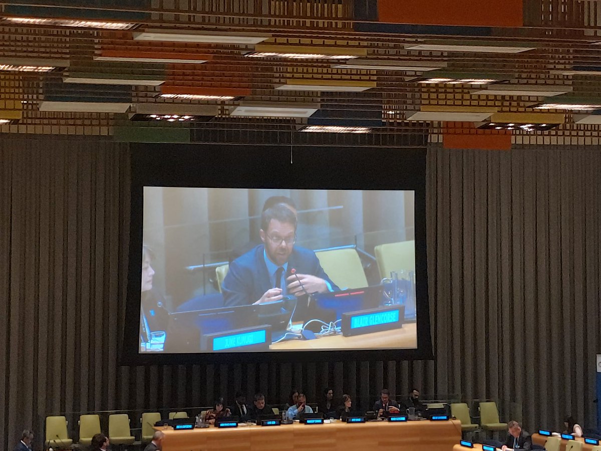 I represented @opengovpart & @AccountLab today @UNDESA @UN for the #SDG16 conference. I made 5 key points to member states: 1/ we need to engage citizens at all levels from the hyper local (#movements!) to national (#citizenassemblies!) to international (#MDBreform).