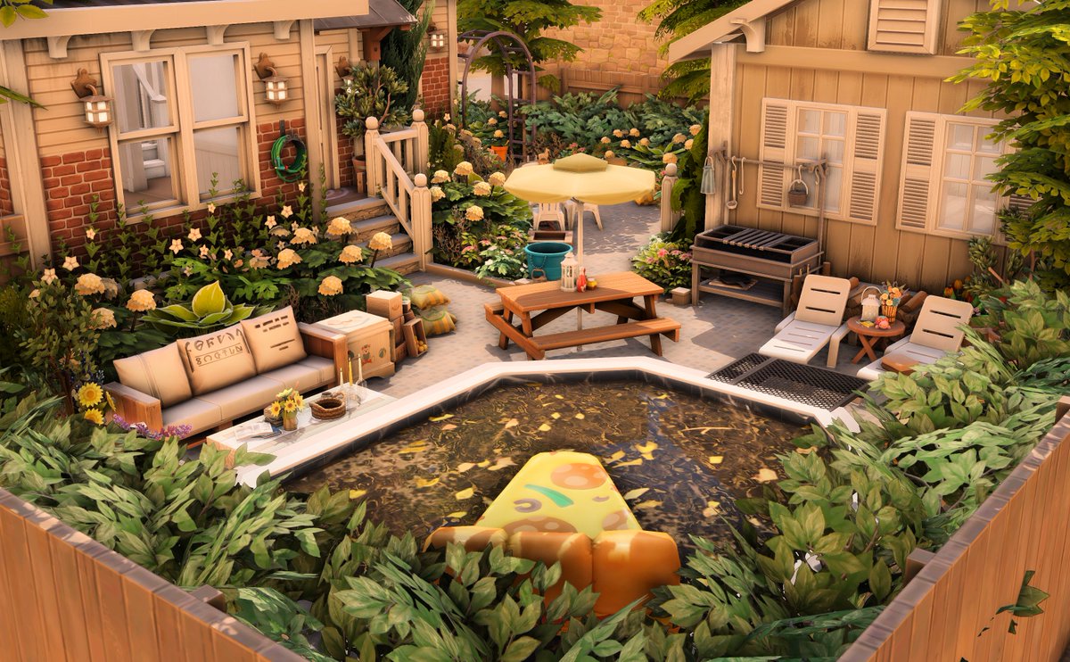 we love a backyard moment🥰

#ShowUsYourBuilds #TheSims #TheSims4