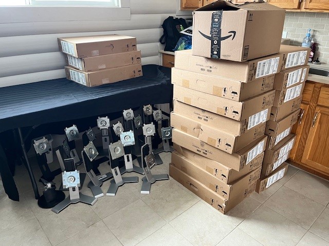 A HUGE shoutout and thank you to JB Electronics for the donation of computer monitors to our Be Brave Ranch. We are so thankful! #donation #thankyou #bebrave