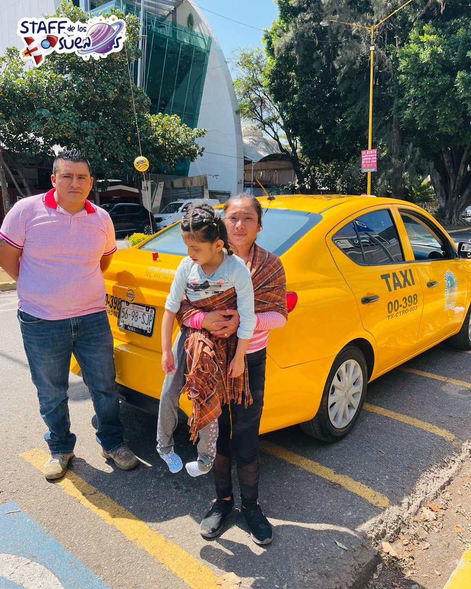 Rubén es un taxista de #Oaxaca que realizó un admirable servicio al trasladar de forma gratuita a la pequeña Jaqueline y a su mamá desde SAn Sebastián de las Grutas, Sola de Vega, hasta la capital del estado, para que Jaquie se realizara estudios y revisiones médicas.