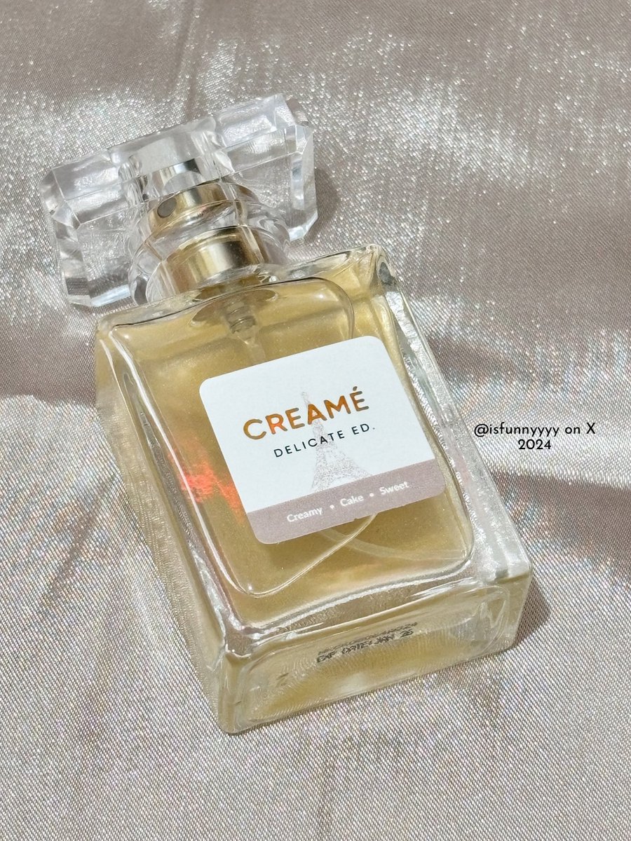 akhir-akhir ini, aku lagi fall in love with this perfume ⋆𐙚 NOKA Perfume - CREAMÉ (Eau de Parfum) ⋆𐙚 wanginya maniss bgt jd cocok bgt buat cewek kue & bikin keliatan kalem. kata aku mah, km smuwa yg girly feminime ‼️MUST TRY‼️