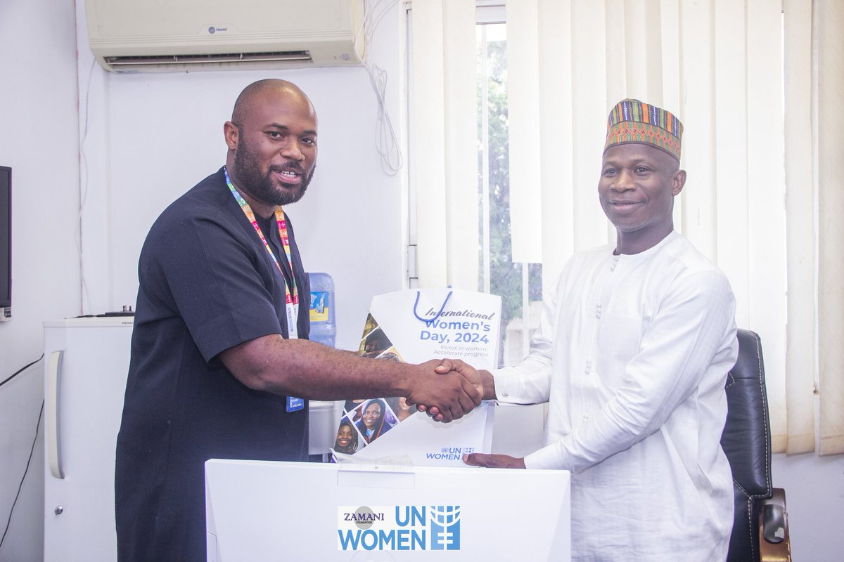 Zamani_Foundatn's tweet photo. @unwomenNG and @Zamani.Foundatn paid a courtesy visit to the SA on Political Affairs https://t.co/Zvb52sXWi3