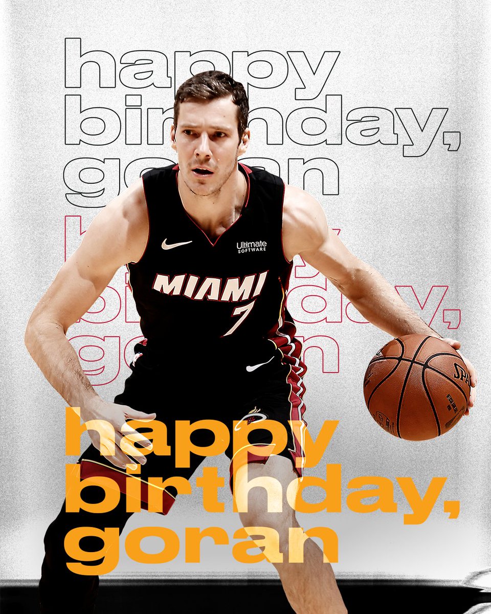 Brate!! Happy birthday, @Goran_Dragic 🎉