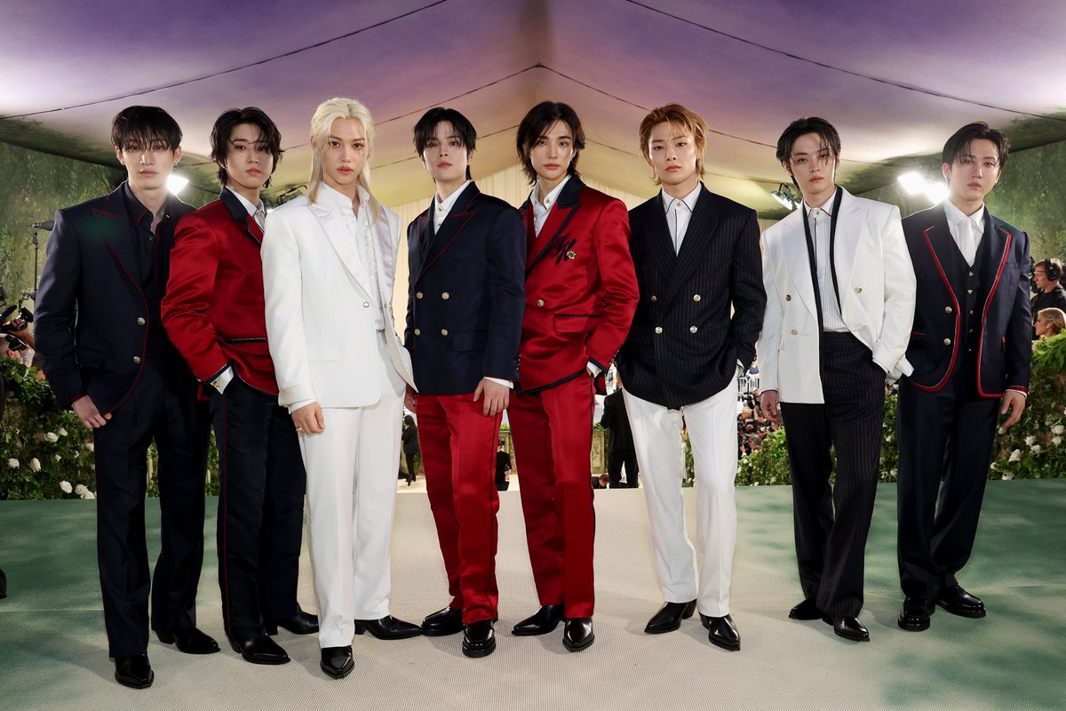 #StrayKids at Met Gala 2024