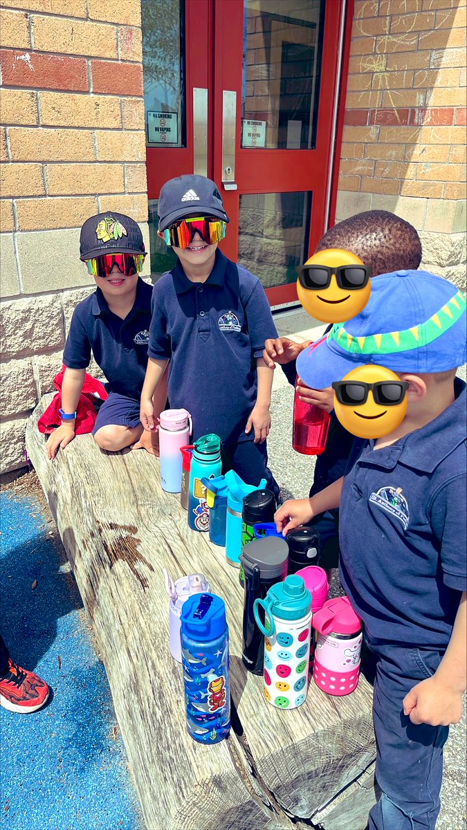 We were busy counting our water bottles today! #OutdoorClassroom Ask your child how many water bottles were brought outside today. @saopmilton1 @pelley_victoria