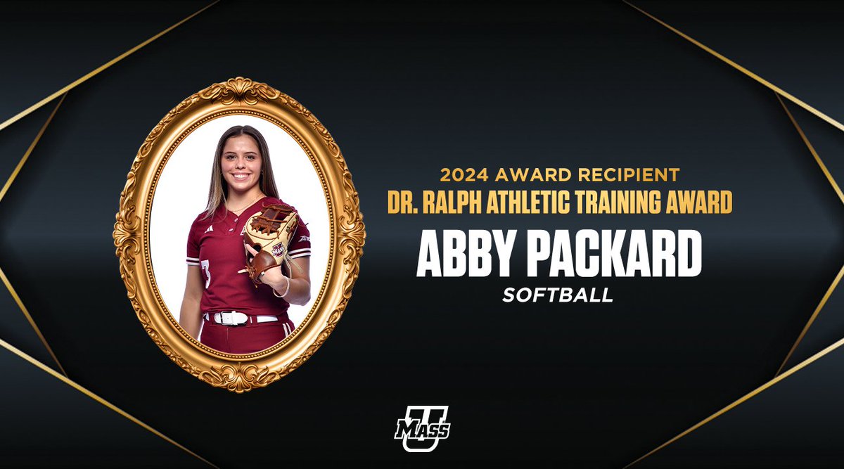 The honoree for the Dr. Ralph Athletic Training Award goes to... Abby Packard 👉 @UMassSoftball #SAMYS2024 | #Flagship🚩