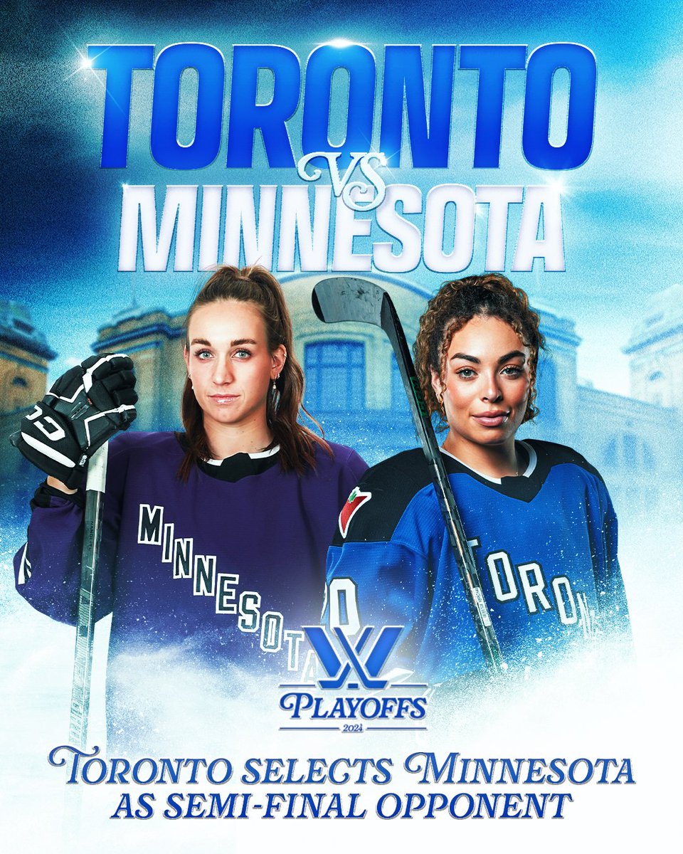 Toronto Sceptres (@pwhl_toronto) on Twitter photo IT’S OFFICIAL.
We’ll be taking on <a href="/PWHL_Minnesota/">x - Minnesota Frost</a> in the Semi-Finals!
See you at <a href="/CocaColaClsm/">Coca-Cola Coliseum</a> on Wednesday for Game 1! 😁 IT’S OFFICIAL.
We’ll be taking on <a href="/PWHL_Minnesota/">x - Minnesota Frost</a> in the Semi-Finals!
See you at <a href="/CocaColaClsm/">Coca-Cola Coliseum</a> on Wednesday for Game 1! 😁
