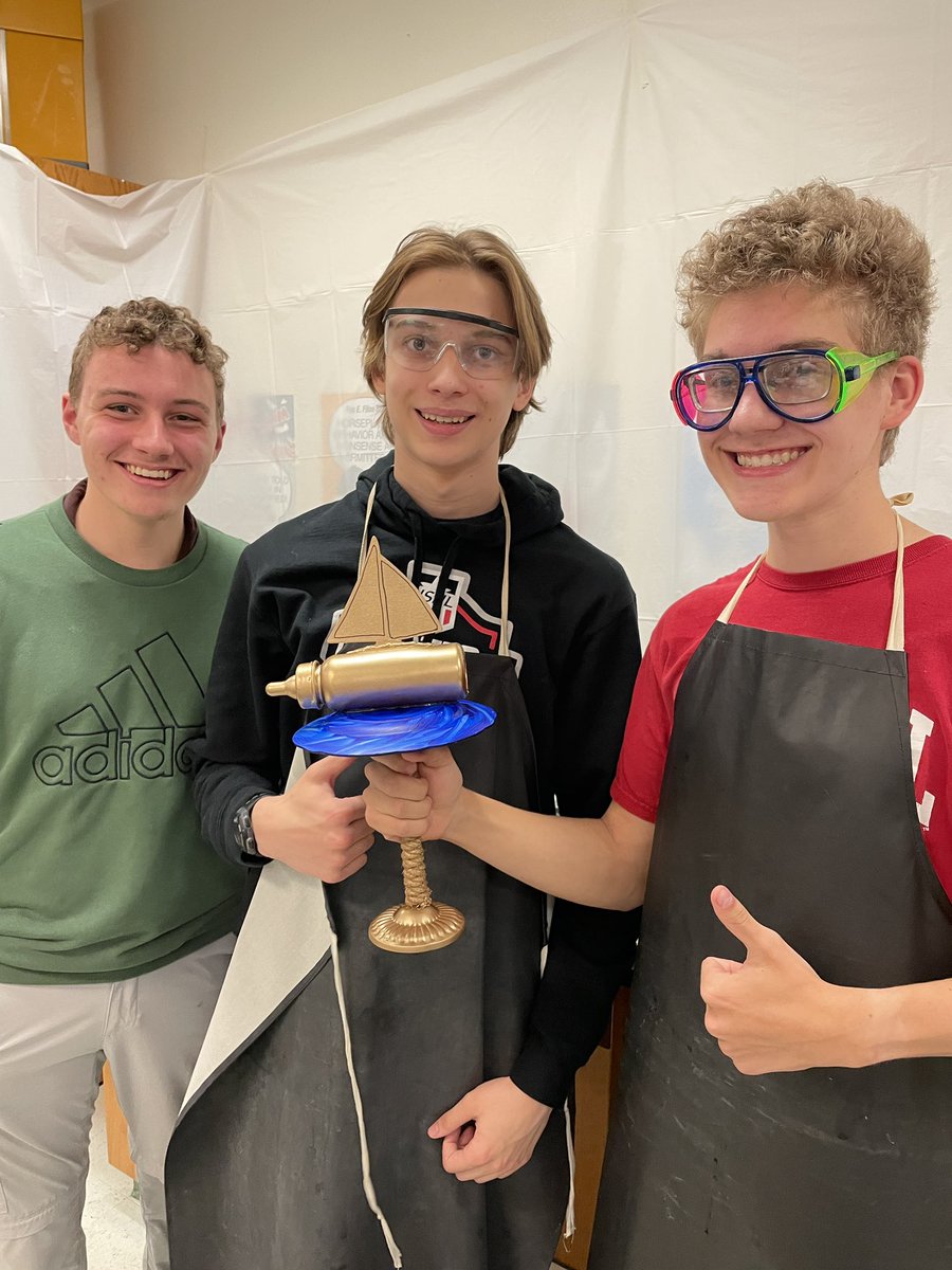 #todayin312 we got to use our knowledge of stoichiometry to find the best NaHCO3:HC2H3O2 to push our baby bottle boats the furthest in the 1st Annual QVHS Baby Bottle Regatta! Congrats to the Crusable Crusaders & the Stoichiometry Stars!! #iteachchem @QVHSPrincipal @quakervalley