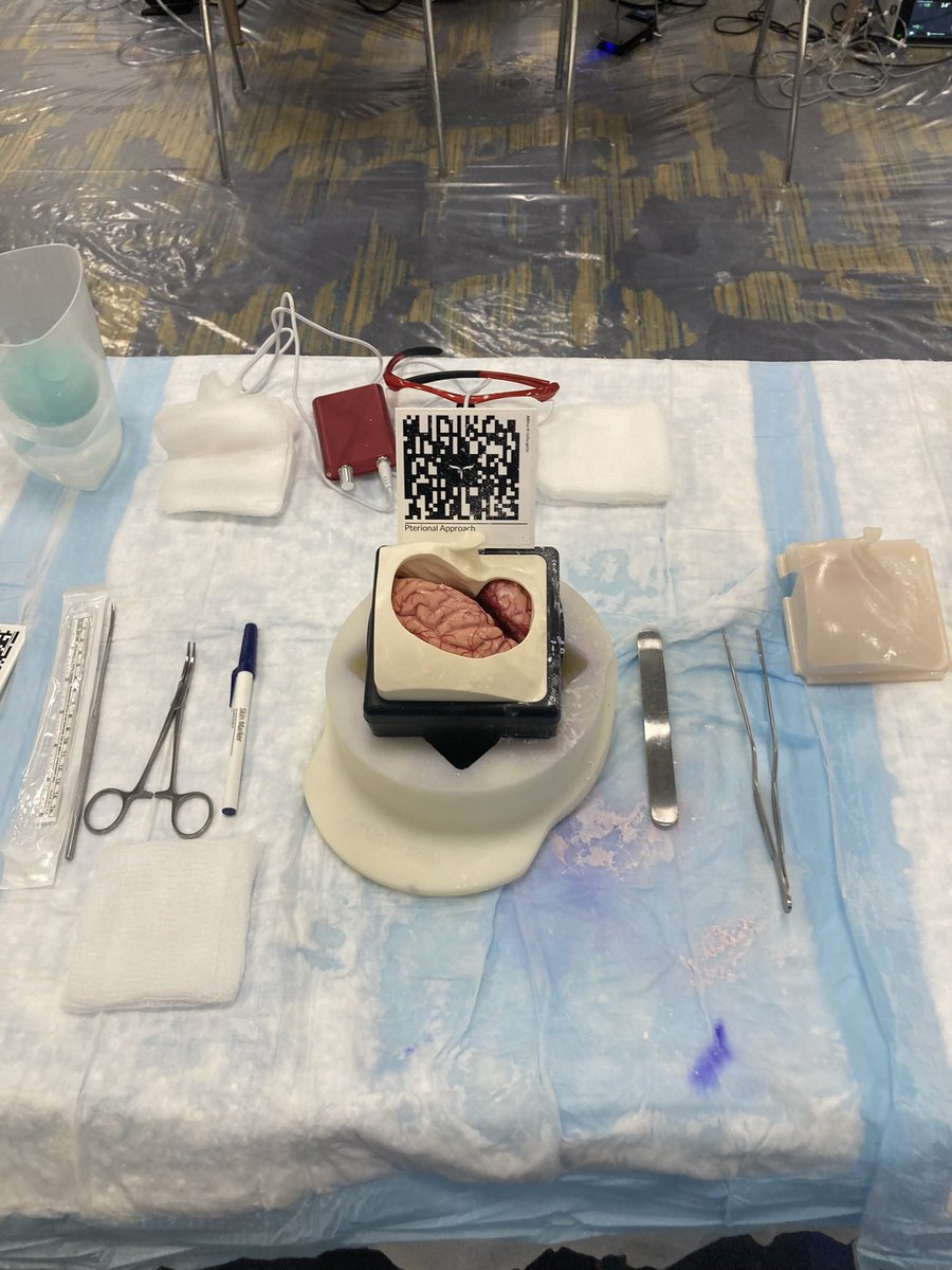 The #AANS2024 Psychomotor Surgical Skills lab using the @upsurgeon anatomical models was a hit! @DoctorQMd and @jasonpsheehan put together a great program for faculty and participants.